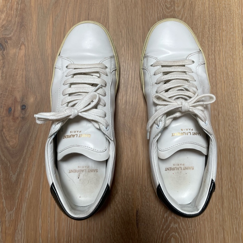 Saint Laurent white sneakers